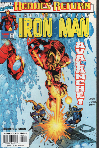 Iron Man Vol. 3 #2 Avalanche! VFNM