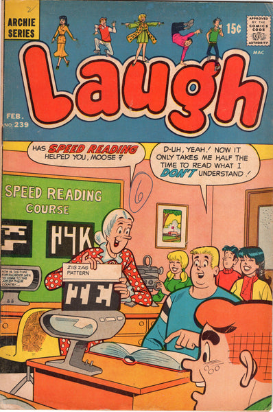 Laugh #239 (Archie) Bronze Age Humor VG+