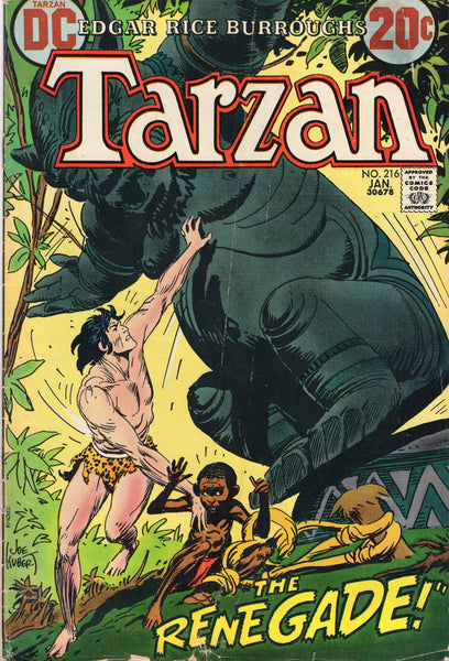 Edgar Rice Burroughs Tarzan #216 VG