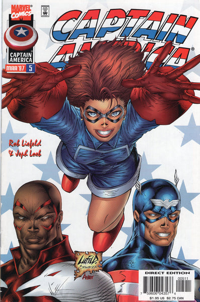 Captain America Vol. 2 #5 Victory! Liefeld & Loeb VFNM