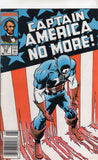 Captain America #332 Steve Rogers Resigns! News Stand Variant! FVF