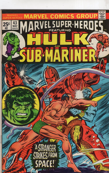 Marvel Super-Heroes #43 Hulk & Sub-Mariner FN