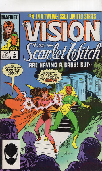 Vision And The Scarlet Witch #4 Mini-Series Having a Baby! FN