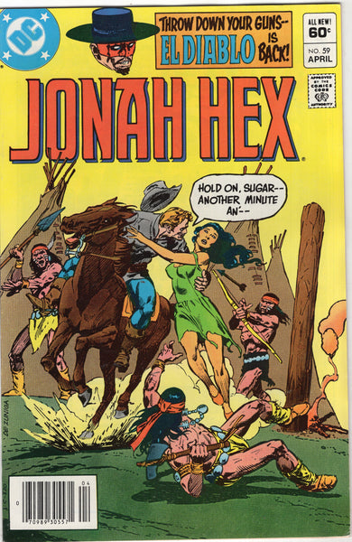 Jonah Hex #59 "El Diablo Is Back!" News Stand Variant FVF