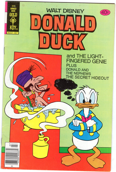 Walt Disney Donald Duck #209 Gold Key Bronze Age Humor VGFN