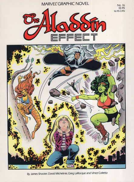 Marvel Graphic Novel #16 The Aladdin Effect She-Hulk Storm Tigra! HTF VF