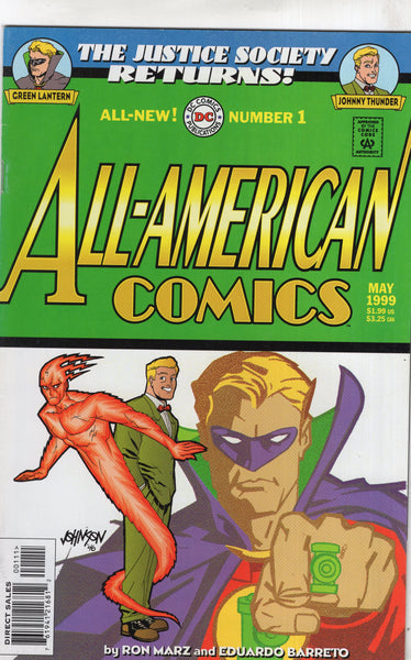 All-American Comics #1 1999 Green Lantern johnny Thunder VF