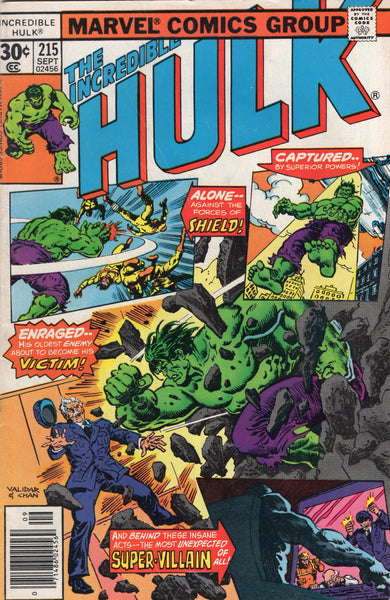 Incredible Hulk #215 Home Is Where The Hurt Is! Bronze Age VG
