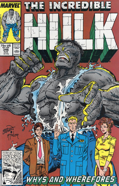 Incredible Hulk #346 Last Regular McFarlane Art VF