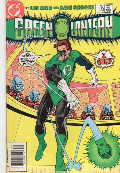 Green Lantern #181 Take This Job And Shove It... News Stand Variant FN