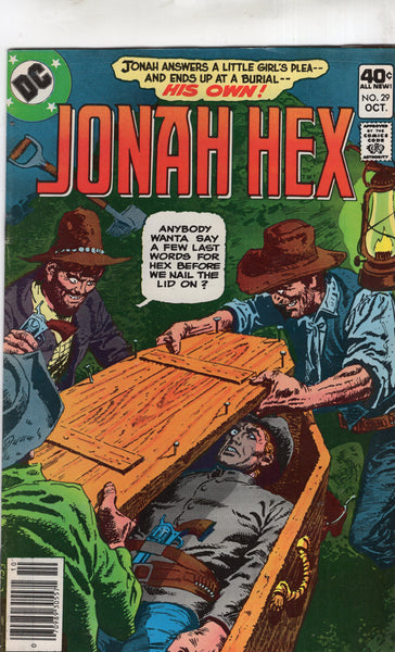 Jonah Hex #29 A Burial... FN