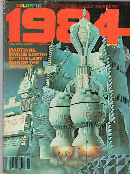 1984 #4 Bronze Age Warren Sci-Fi Magazine Mature Readers VG