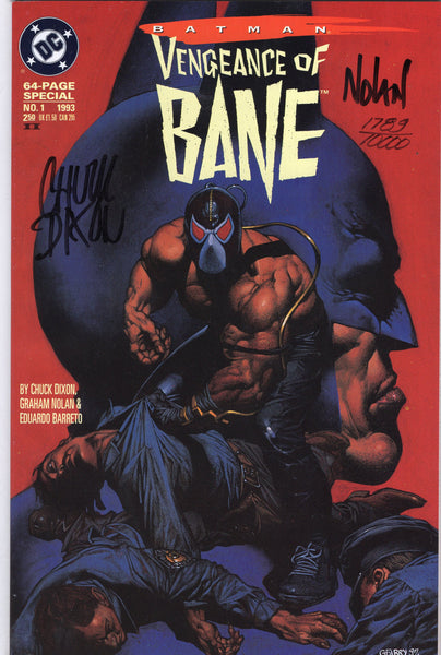 Batman: Vengeance of Bane Second Print Signed By Dixon and Nolan Dynamic Forces COA VFNM
