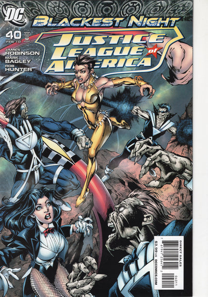Justice League of America #40 Blackest Knight VFNM