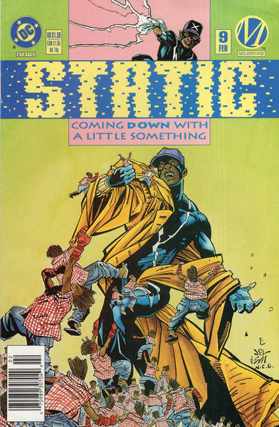Sttatic #9 Coming Down With A Little Something... DC/Milestone HTF FN
