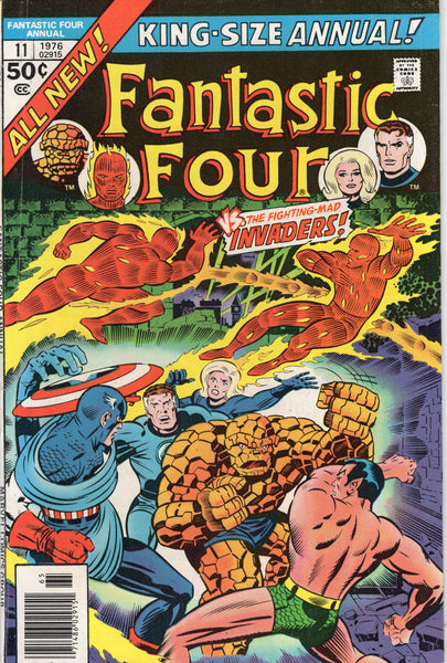 Fantastic Four Annual #11 vs The Invaders Bronze Age Classic! FN