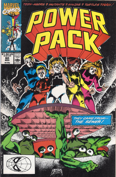 Power Pack #60 Turtles HTF Later Issue FN