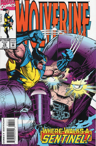 Wolverine #72 Where Walks a Sentinel! VF