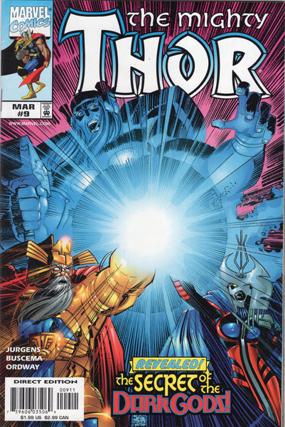 Thor #9 The Secret Of The Dark Gods! VFNM