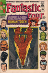 Fantastic Four #54 The Fighting-Mad Human Torch, Inhumans And Early Black Panther! Silver Age Kirby Classic! VG-