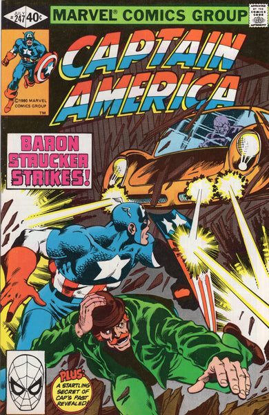 Captain America #247 What Happened To The Shield? Byrne Classic FVF