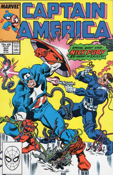 Captain America #351  Vs Nick Fury! VFNM