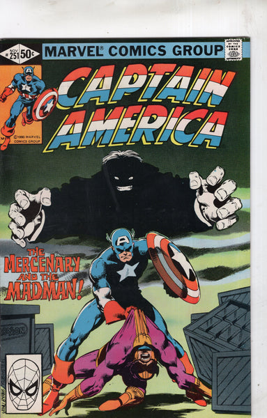 Captain America #251 The Mercenary And The Madman! Byrne Classic FVF