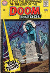 Doom Patrol #121 "The Beginning Of The End" HTF Last Issue Lower Grade GD