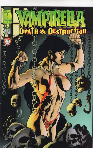 Vampirella Death And Destruction #2 Adam Hughes Art! Mature eaders FN