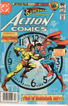 Action Comics #526 Superman vs Neutron The Living Bomb! News Stand Variant FN