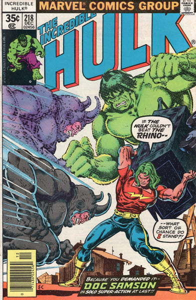 Incredible Hulk #218 FNVF