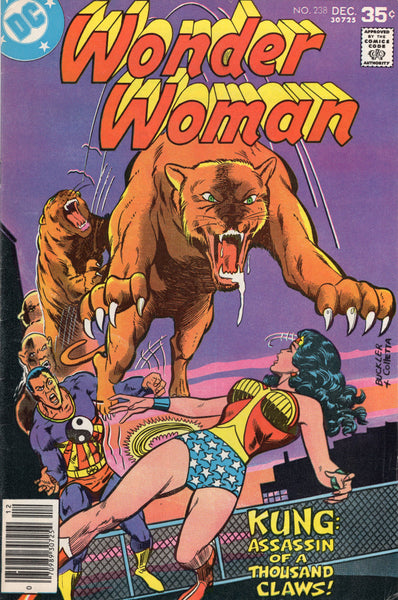 Wonder Woman #238 Kung: Assassin Of A Thousand Claws Bronze Age FVF