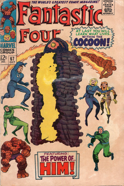 Fantastic Four #67 The Power Of Him (Warlock!) Silver Age Key GD