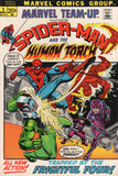 Marvel Team-Up #2 Spidey & The Human Torch Vs The Frightful Four Bronze Age Key FVF