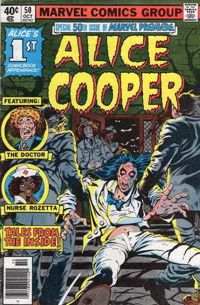 Marvel Premiere #50 Special Alice Cooper Issue! Bronze Age Key VGFN
