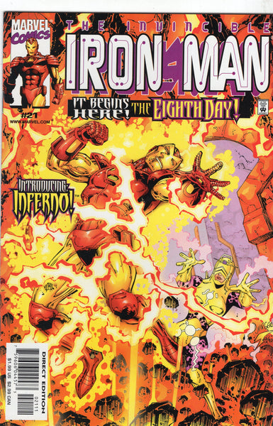 Iron Man Vol. 3 #21 Introducing Inferno! VFNM