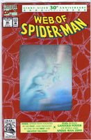Web Of Spider-Man #90 30th Anniversary Hologram Cover Special Polybagged Spider-Man 2099 NM