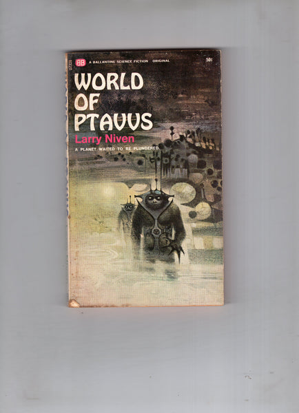 Larry Niven World Of Ptavvs Vintage Sci-Fi Paperback First Edition 1966 VG