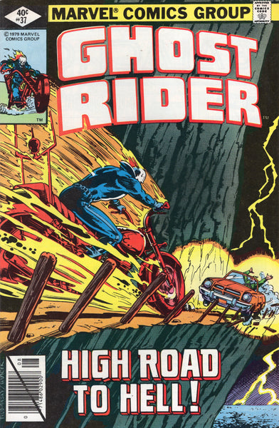 Ghost Rider #37 The High Road To Hell! Bronze Age Horror Classic FVF