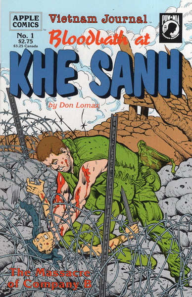 Vietnam Journal: Bloodbath At Khe Sanh #1 Apple Comics HTF VF