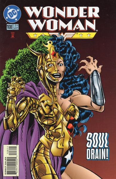 Wonder Woman #108 Soul Drain Byrne Cover & Story VF