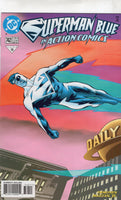 Action Comics #742 The Blue Superman! VFNM