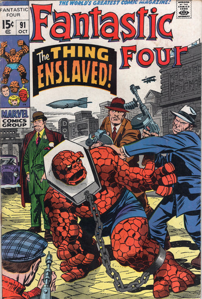 Fantastic Four #91 The Thing Enslaved & First Appearance Of Torgo! Silver Age Kirby GVG