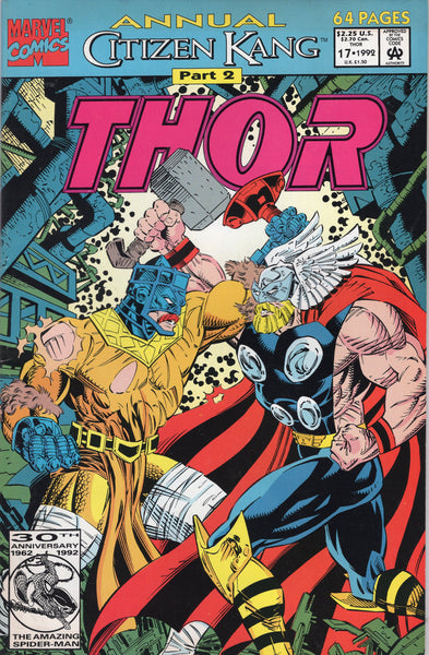 Thor Annual #17 The Hammer, The Cross And The Eye! VF