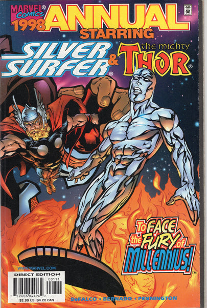 Silver Surfer & The Mighty Thor Annual '98 "The Fury Of Millennius!" VF