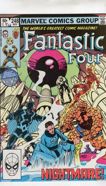 Fantastic Four #248 The Inhumans! Byrne Story And Art FVF