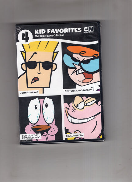 4 Kid Favorites Cartoon DVD Collection Cartoon Network Johnny Bravo Dexter's Laboratory... Sealed New