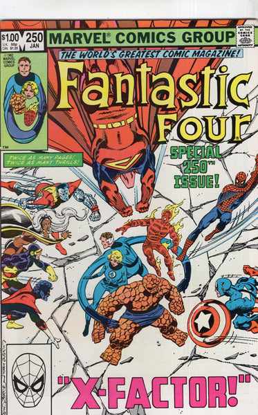 Fantastic Four #250 "X-Factor!" Byrne Key! FVF