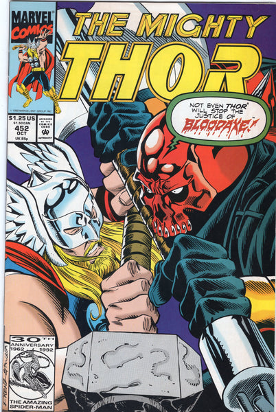 Thor #452 Nothing Can Stop Bloodaxe! VF
