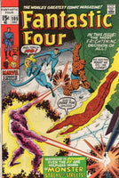 Fantastic Four #105 The Monster Walks The Streets! Early Bronze Age Romita Art VGFN